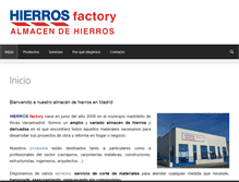 Tablet Screenshot of hierrosfactory.com